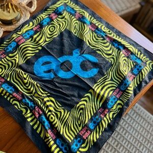 NEW EDC Electric Daisy Carnival From Dusk ’Til Dawn” Bandana Neon Festival Scarf